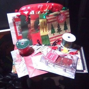 Christmas Bags & Ribbon Bundle
